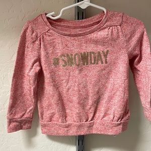 Hashtag snow day sweatshirt